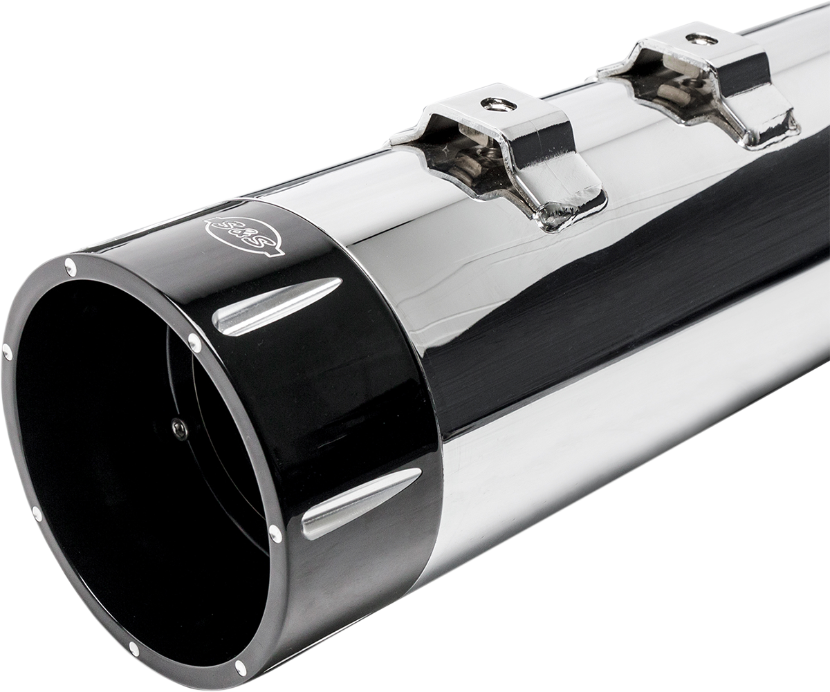 4-1/2" MK45 Performance Mufflers — Tracer - 4-1/2" MK45 Performance Mufflers - Black Tracer [1801-1079] - Image 3