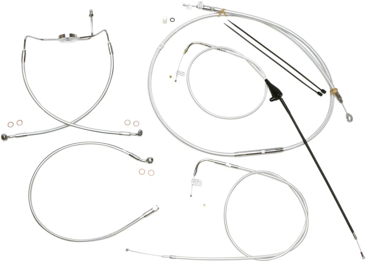 Sterling Chromite II® Designer Handlebar Installation Kit - 10" - '96-'06 Touring [0662-0466]