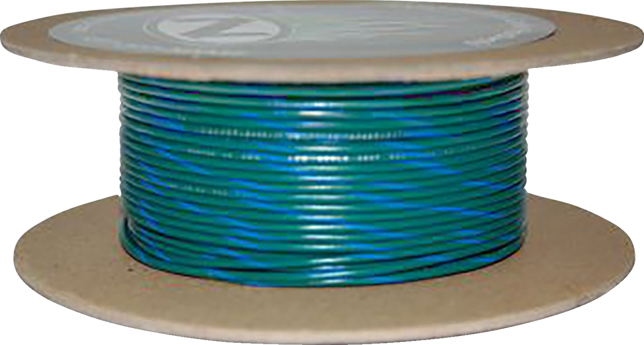 OEM Color Wire Spool - 100' Wire Spool - 20 Gauge - Green/Blue [2120-1320]