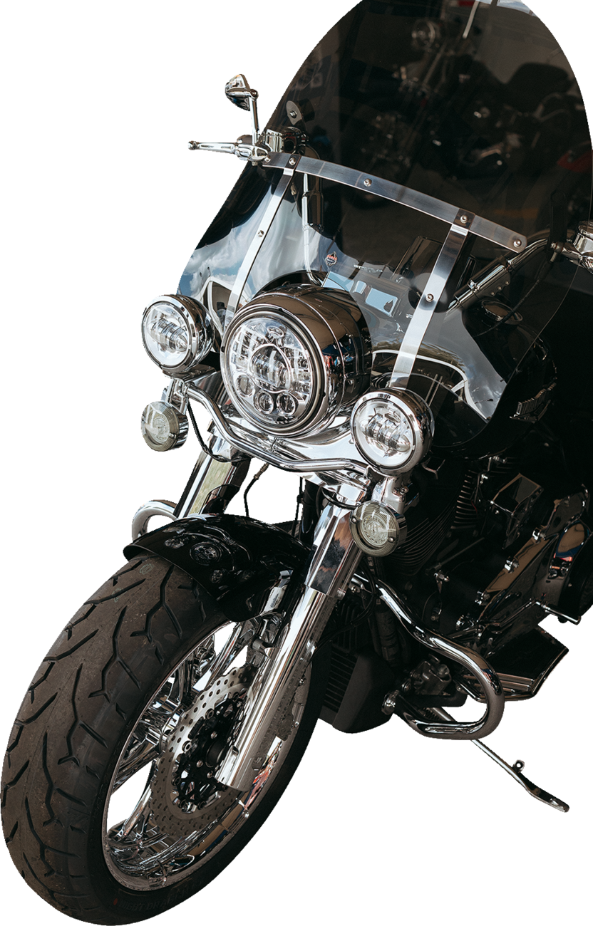 ProBEAM® Adaptive Headlamp - Adaptive Headlight with Adapter - 7" - Chrome [2001-2414] - Image 2
