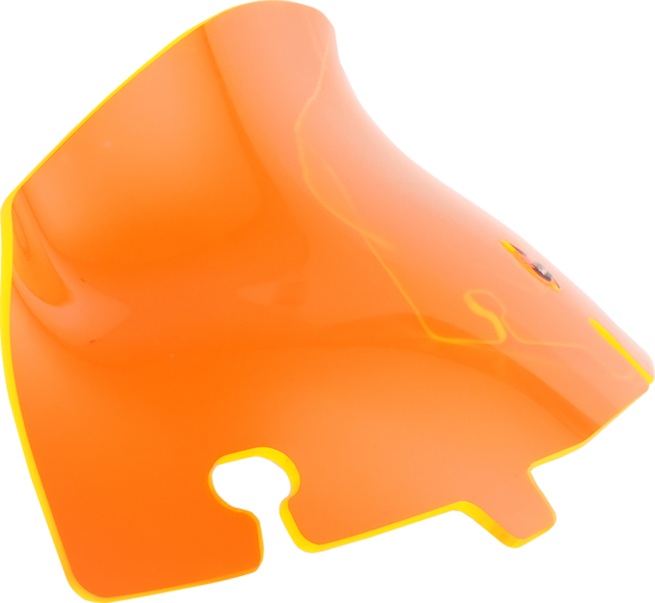 Ice Flare® Windshield - 4" - Orange Ice - '14-'25 FLHT/FLHX [2310-0743]