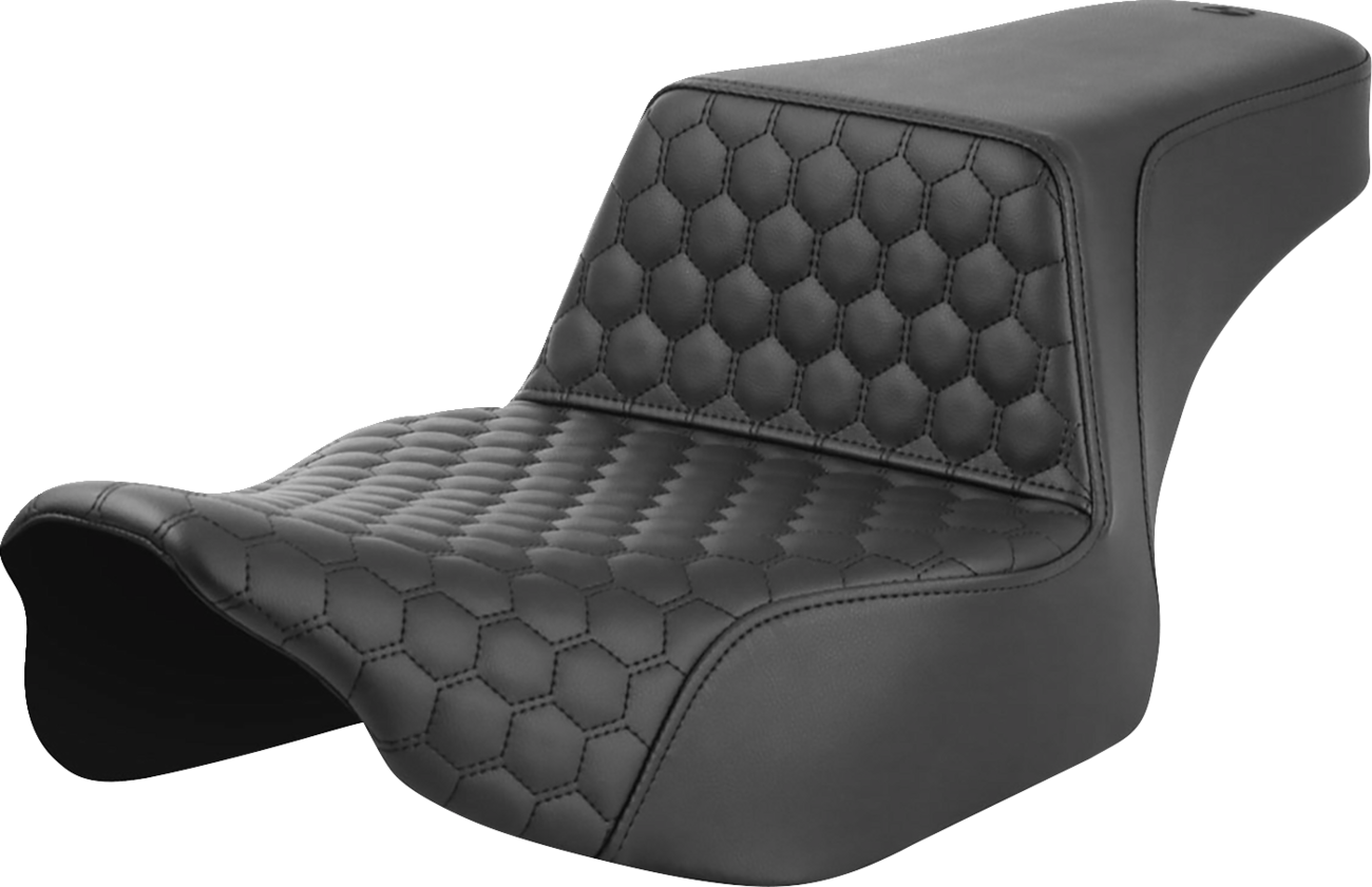 Honeycomb Step-Up Seat - Step-Up Seat - Extended Reach - Front Honeycomb - Black Stitch - FL '23-'24 [0801-1831]