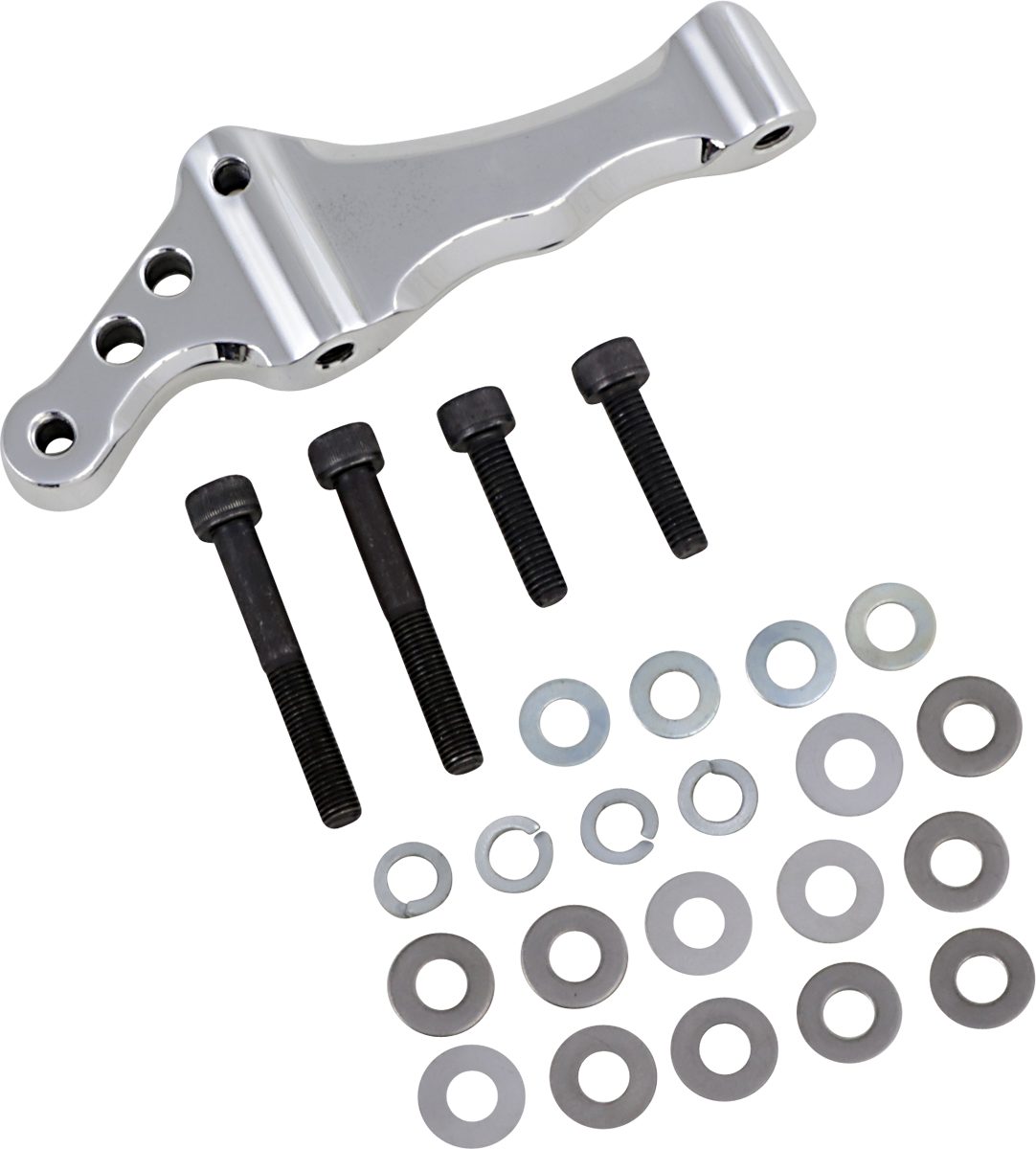 Radial Front Brake Caliper Mounts - Caliper Mount - 13" - Left - Polished [1704-0362]