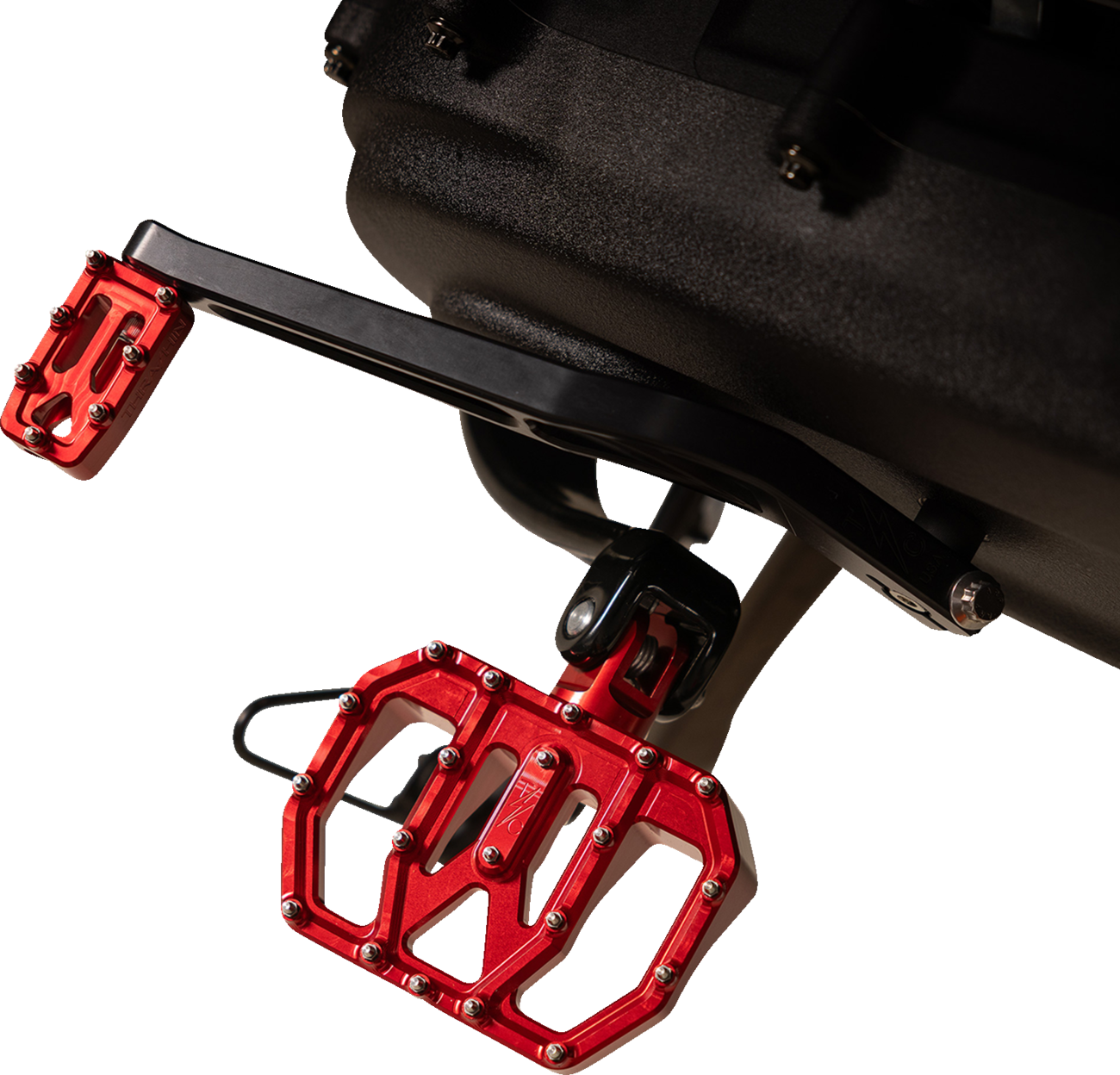 Mini Aggressor Floorboards - Red - Rear [1621-1228] - Image 6