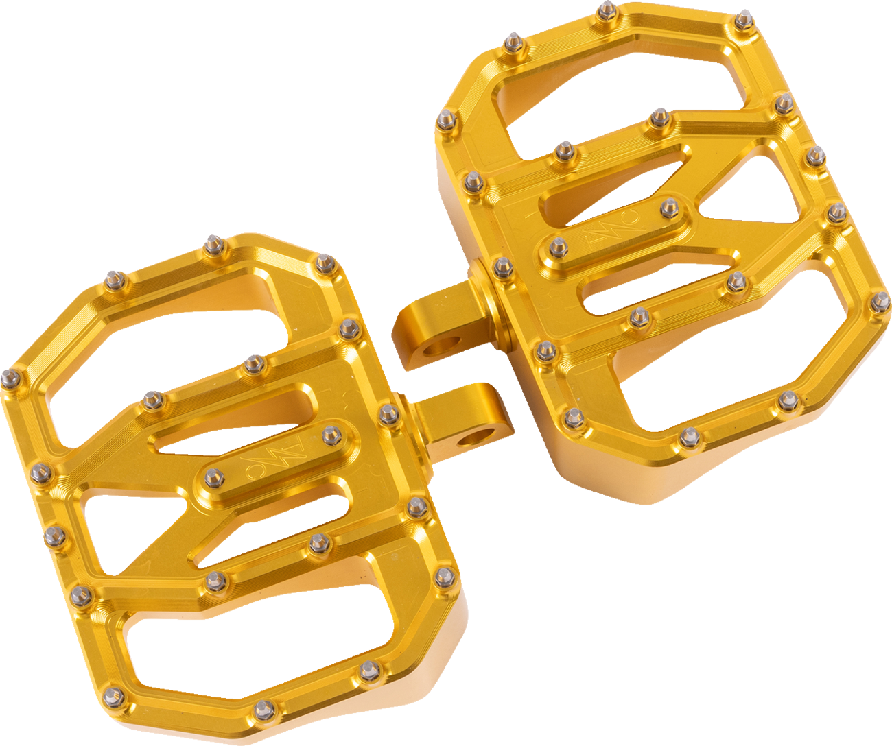 Mini Aggressor Floorboards - Gold - Rear [1621-1229]