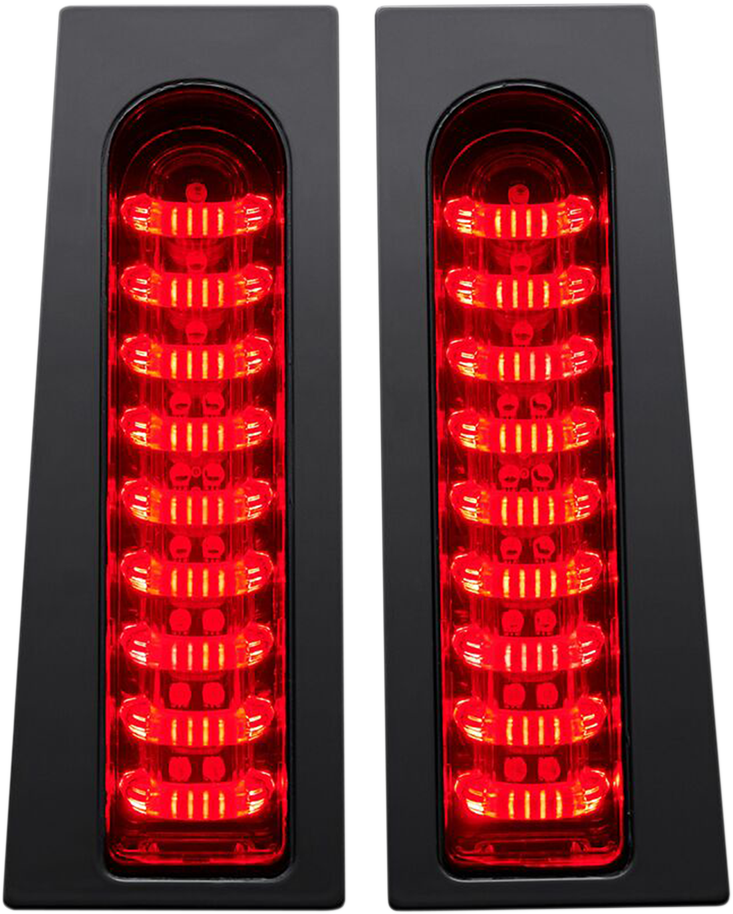 ProBEAM® Fillerz® Saddlebag LED Lights - ProBEAM® Fillerz® Lights - Smoke - Gloss Black [2040-2158]