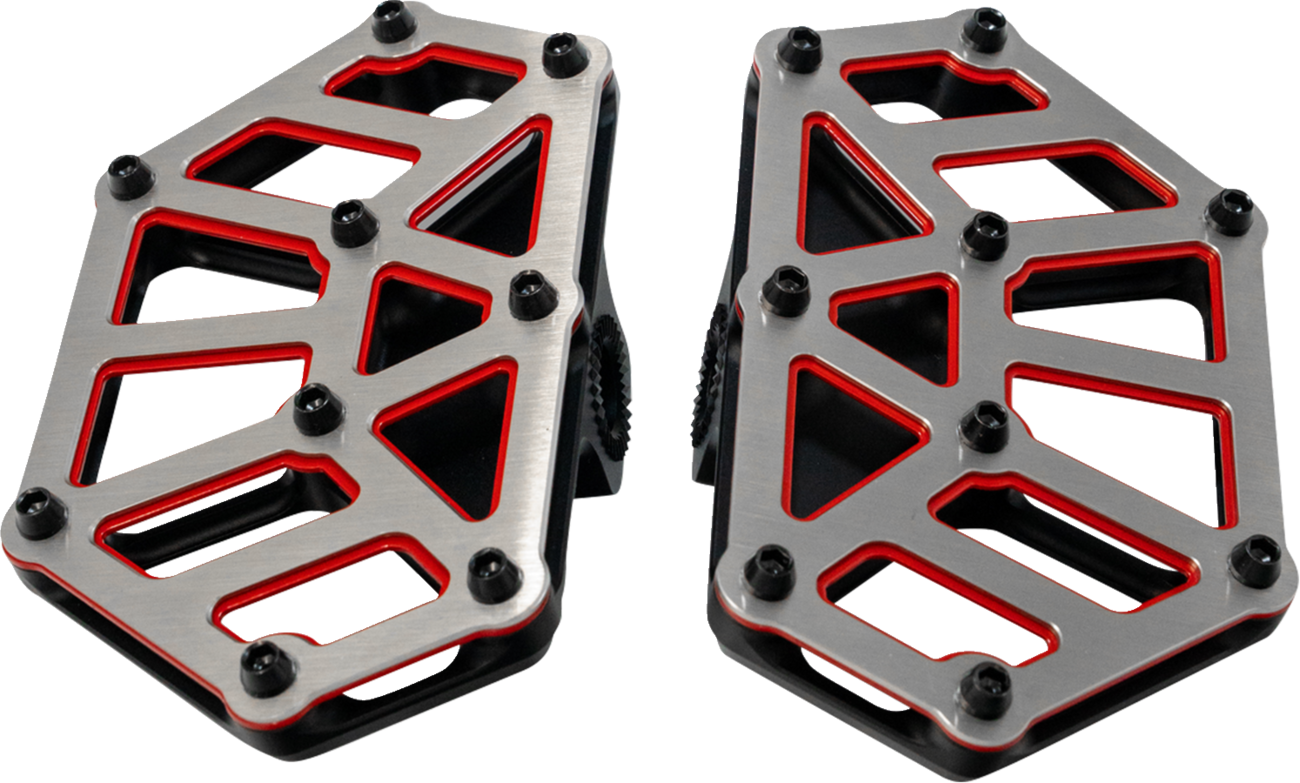 NXL Mini Floorboards - Black w/ Red Accent [1621-1226] - Image 2