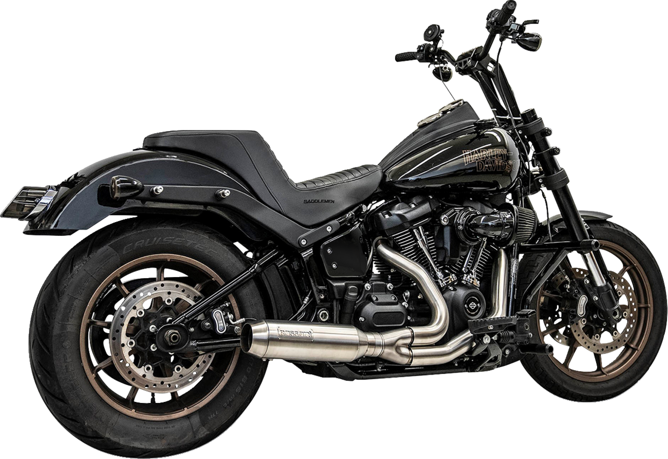 2-into-1 Exhaust System with Superbike Muffler - Stainless Steel - Catalytic Converter - 49 State [1800-2690] - Image 2