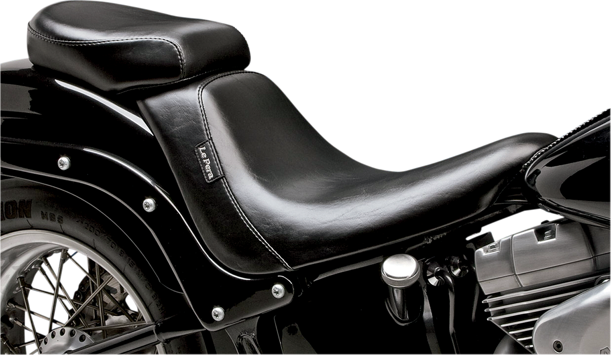 Bare Bones Series Pillion Pad — Smooth - Bare Bones Pillion Pad - Smooth - Black - FL/FX '06-'17 [0802-0562]