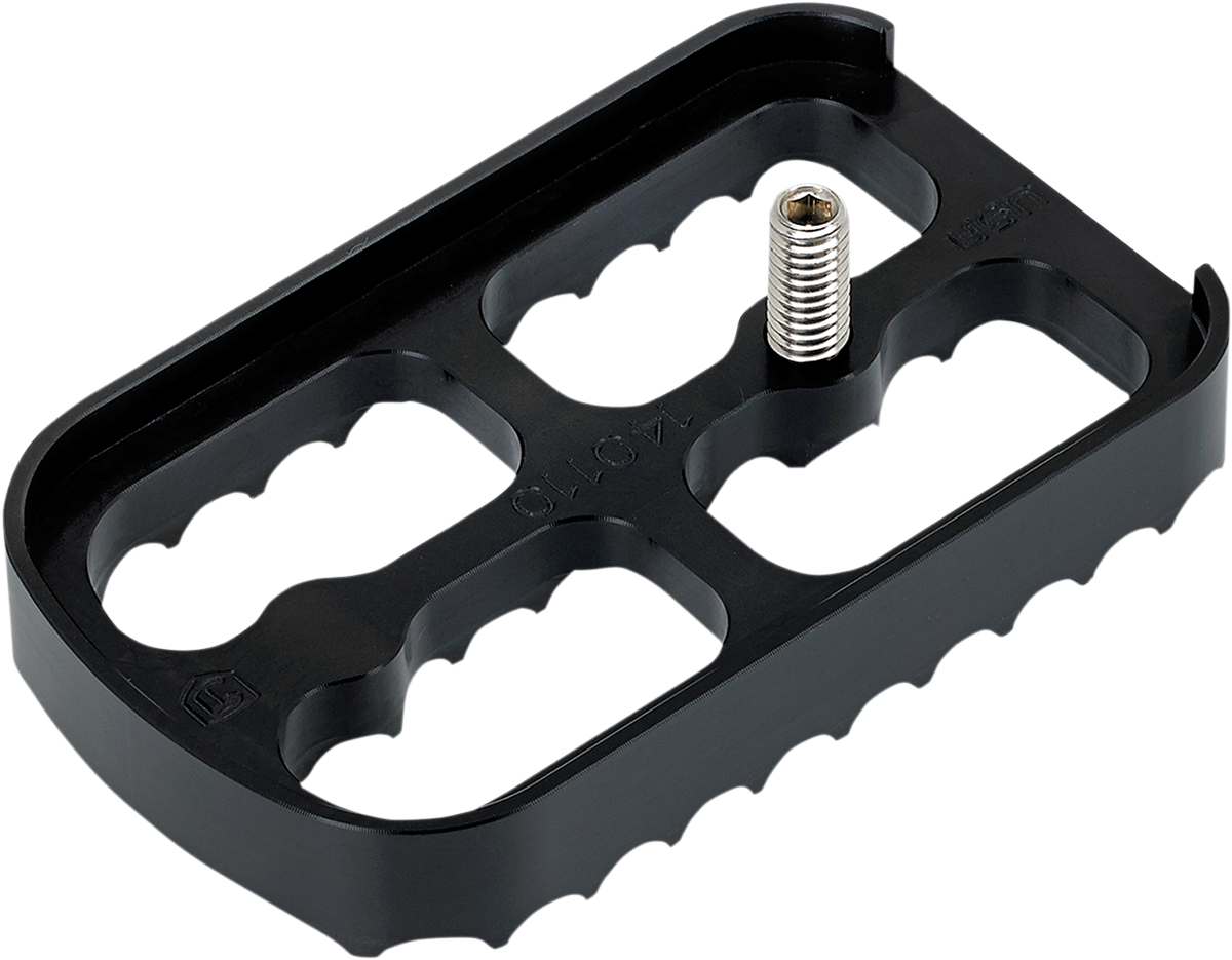 Brake Pedal Cover - Black - Serrated [1610-0434]
