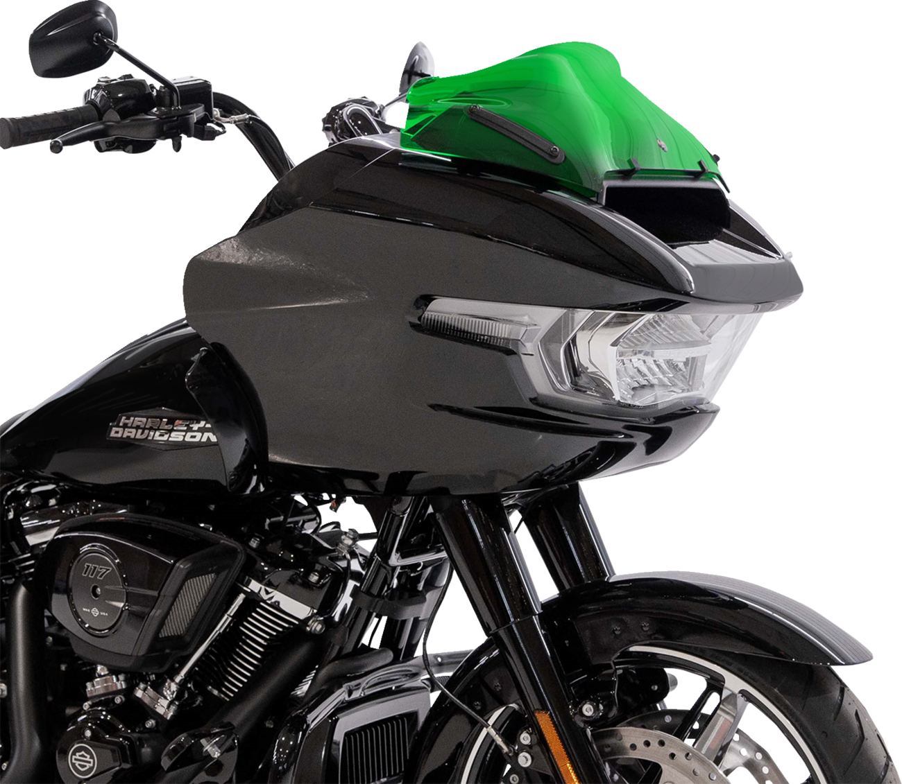Kolor Flare® Windshield - 8" - Green - '23-'25 FLTRX [2310-0928] - Image 3