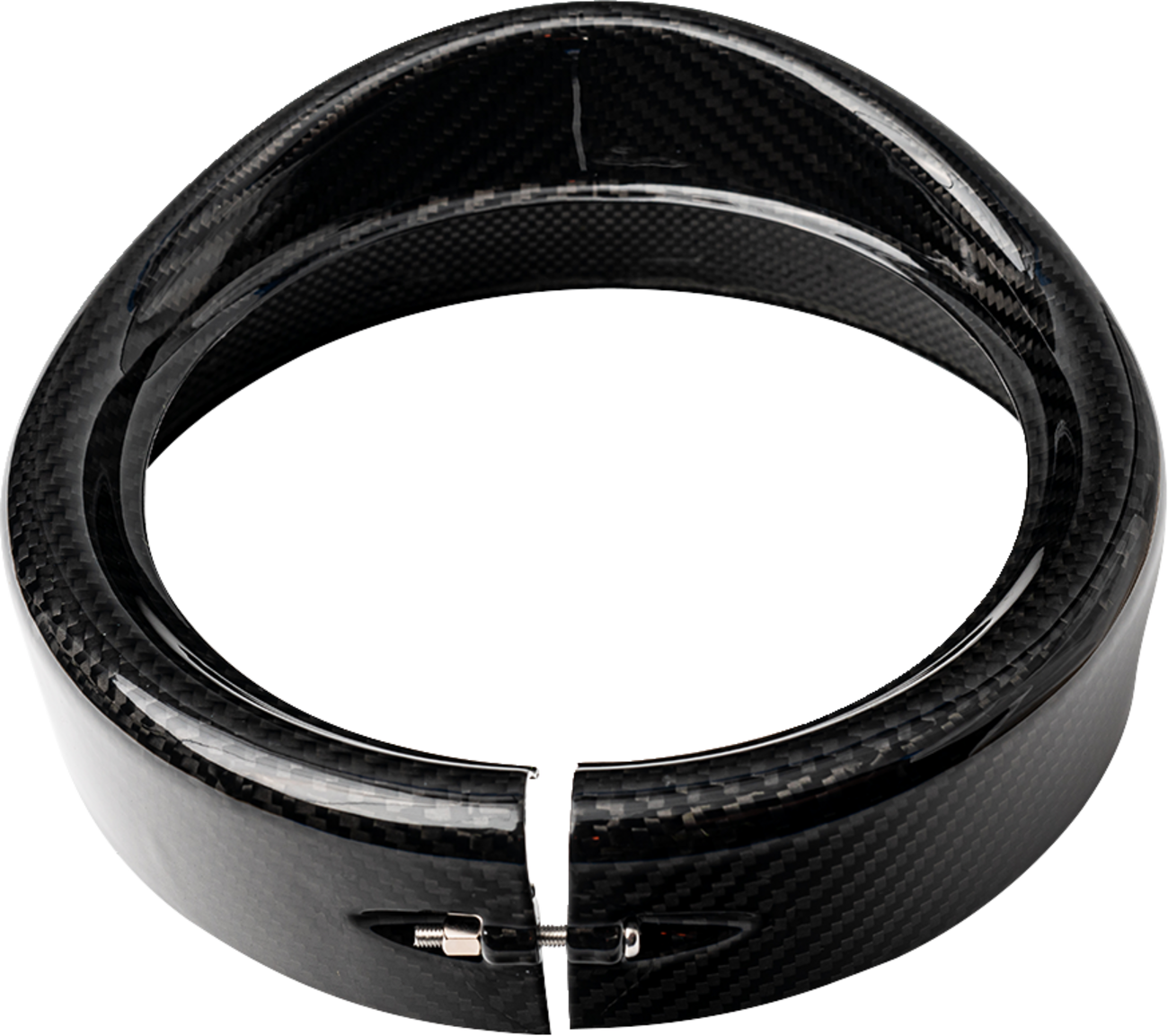 Headlight Trim with Visor - Headlight Trim w/ Visor - 7" - Gloss [2001-2732] - Image 2