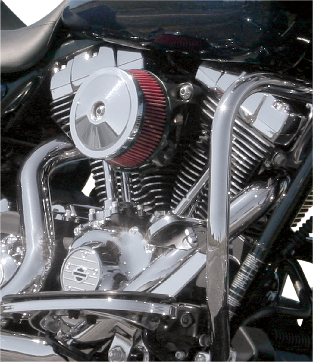 Stealth Air Cleaner Cover - Air Cleaner Cover - Bob Dome - Chrome [1014-0120] - Image 2