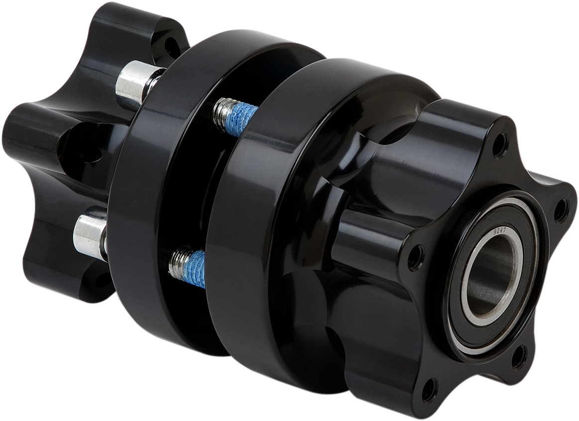 Cartridge Hub - Hub - Cartridge - Front/Dual Disc - Black - Fat Bob [0213-0814]