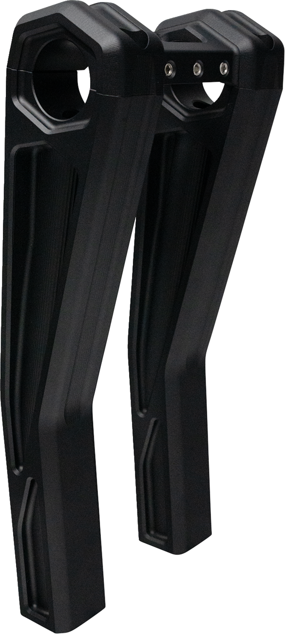Ascent Pro Risers - Pullback - 10" - Black [0602-1553]