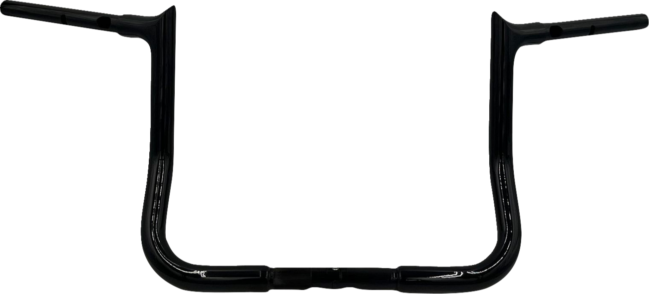 1-1/4" EZ Install Pointed Top Handlebar - 12" - Black [0601-6353]