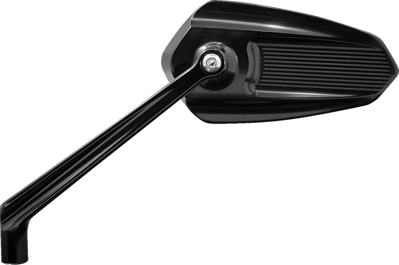 Ascent Pro Mirror - Mirror - Ascent Pro - Black/Gloss - Left - Each [0640-1858]