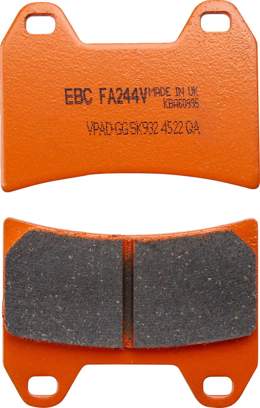 Semi-Sintered "V" Brake Pads - Semi-Sintered Brake Pads [1721-1453]