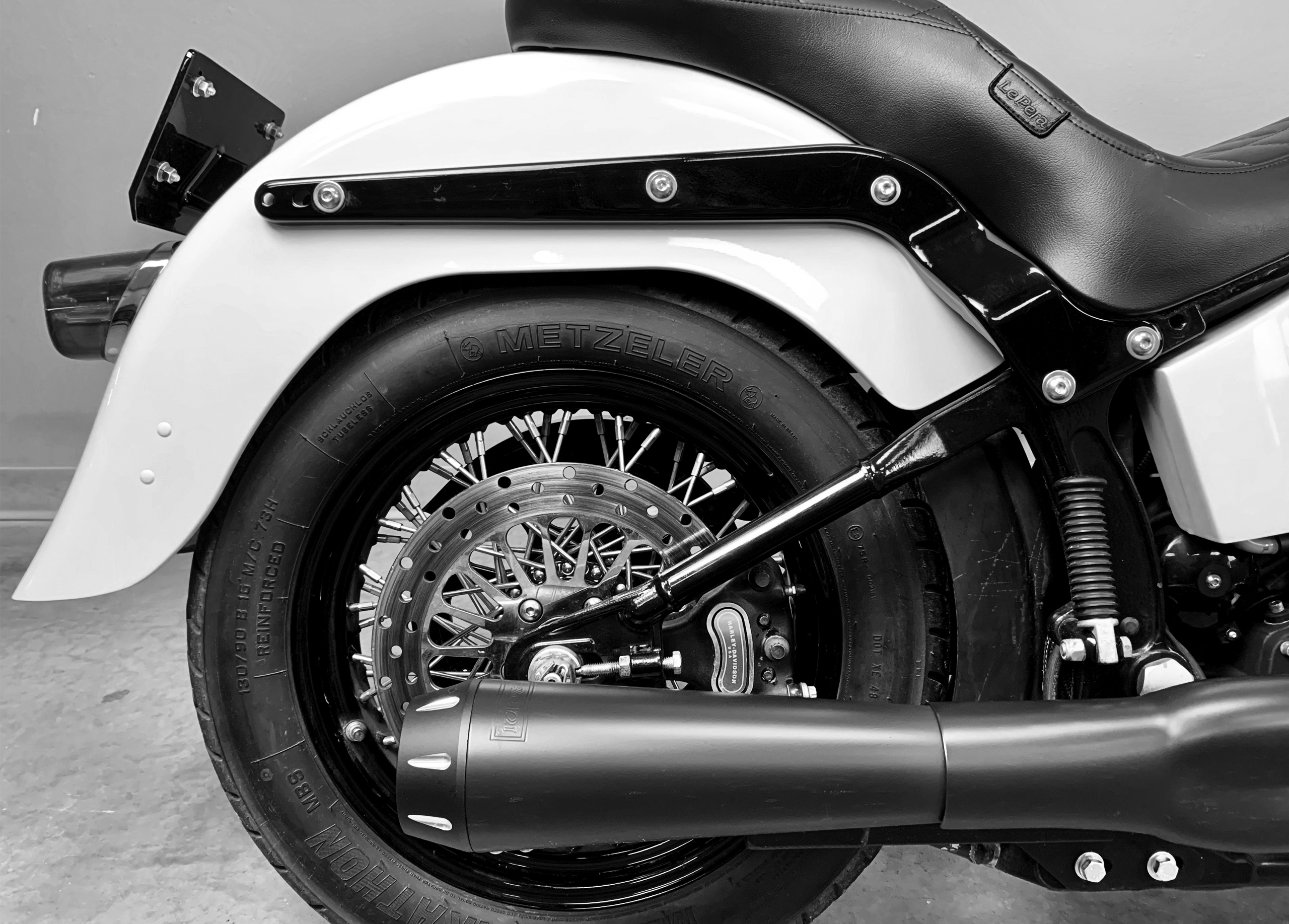 REVO-A Adjustable Softail Coil Suspension - Revo-A Shock - 12.25" - Standard - '00-'17 Softail Models [1310-1973] - Image 2
