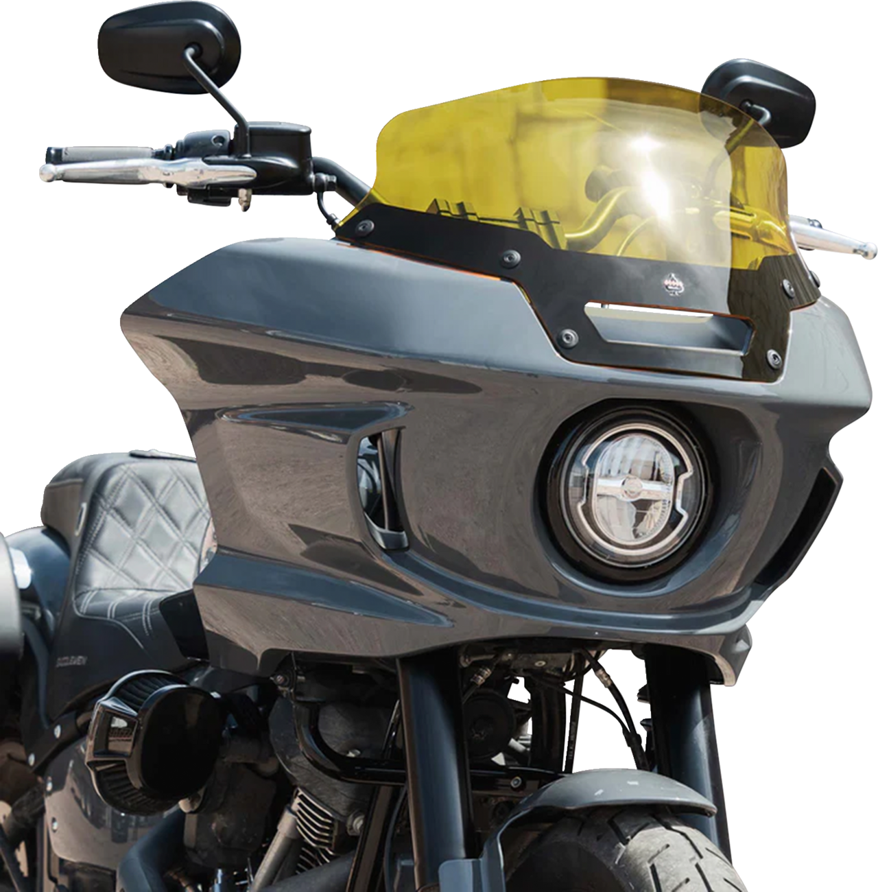 Kolor Flare® Windshield - 6" - Yellow - '22-'25 FXLRST [2310-0834] - Image 3