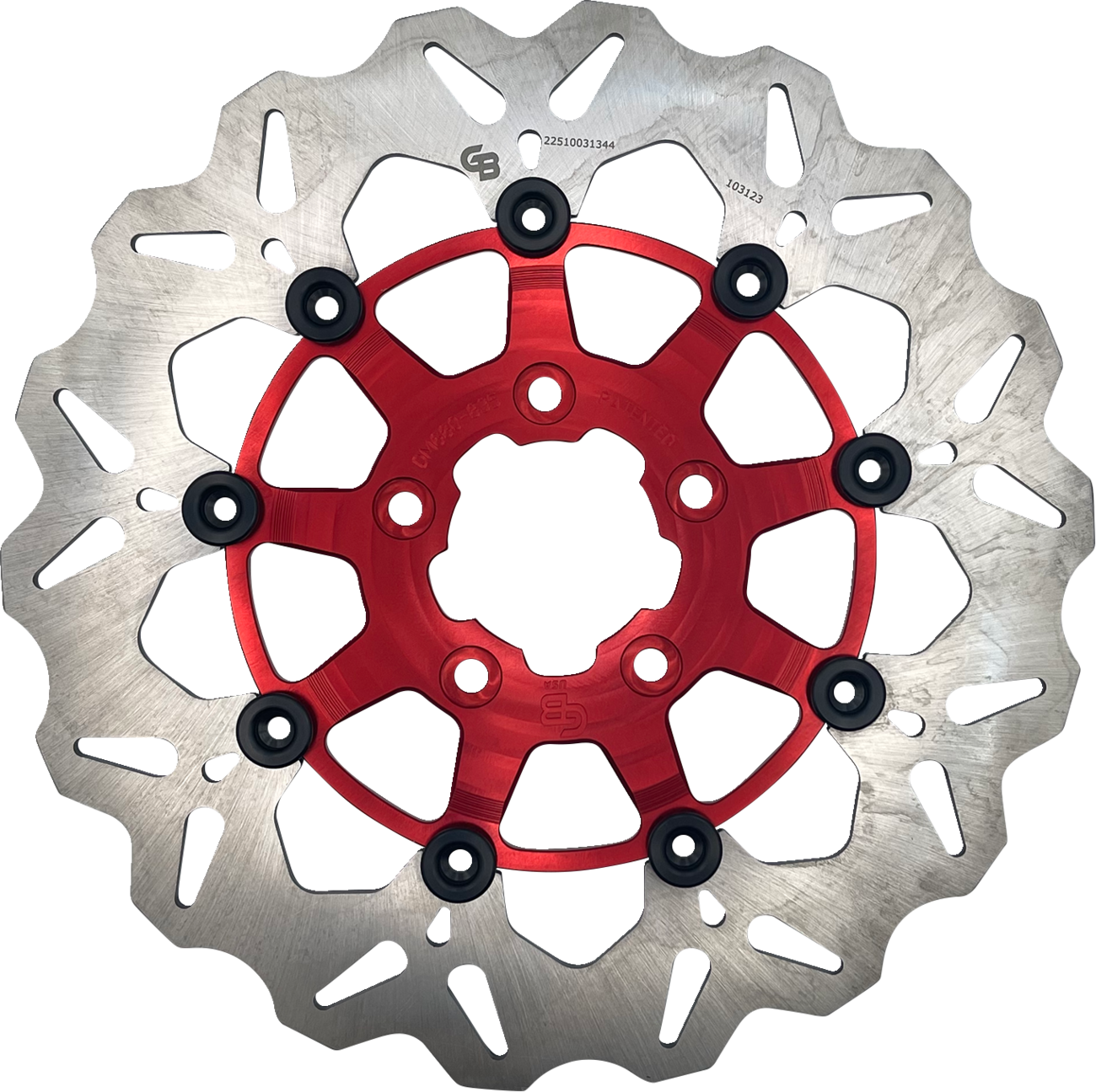 Wave® Brake Rotors - Brake Rotor - Front - Red [1710-4559]