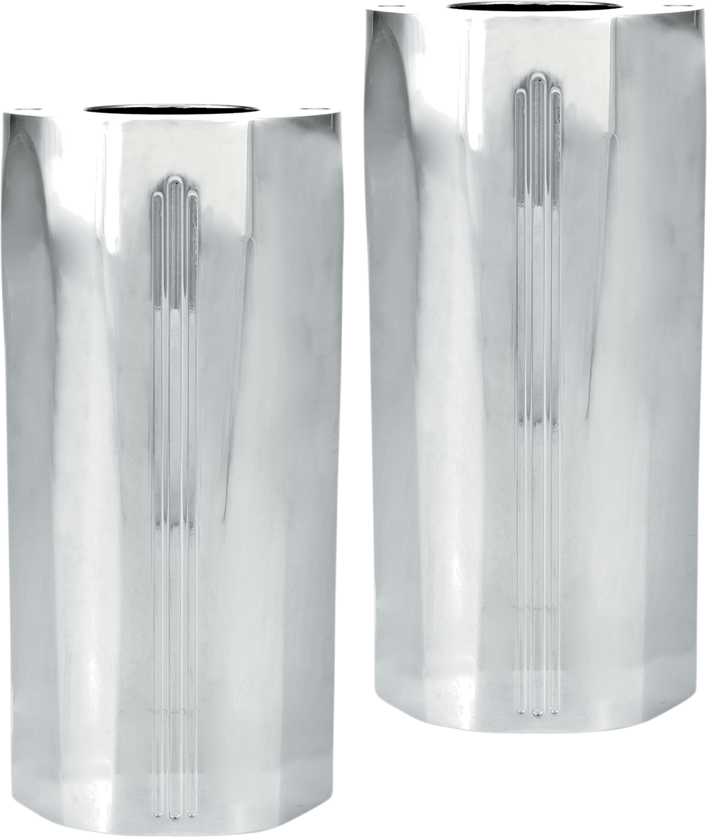 Fork Slider Covers — Tech - Fork Slider Covers - Chrome - Tech [0411-0056]