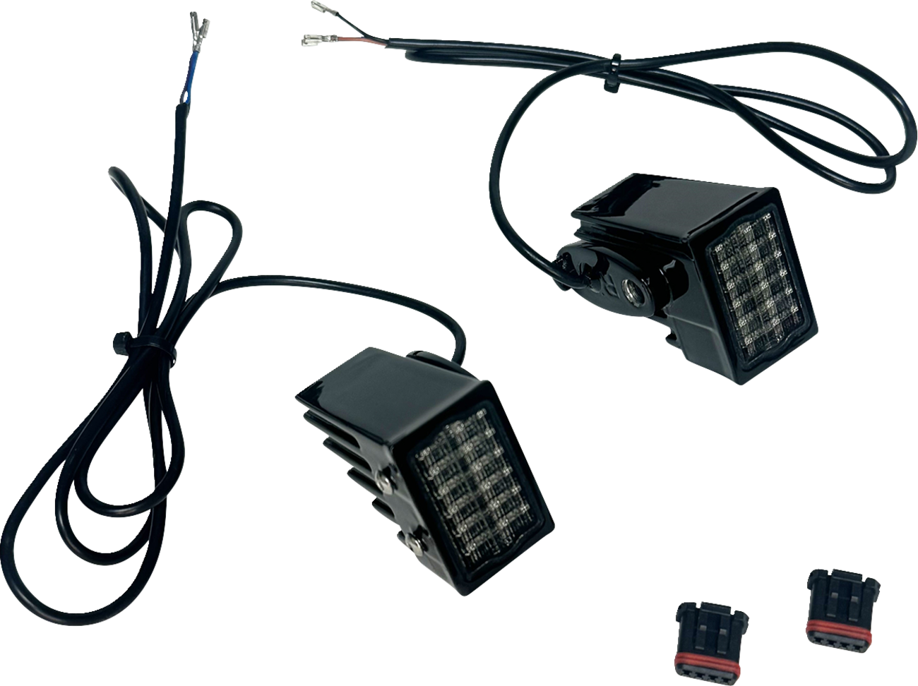 Rear Strut Mount LED Turn Signals - Black with Smoke Lens [2020-2292]