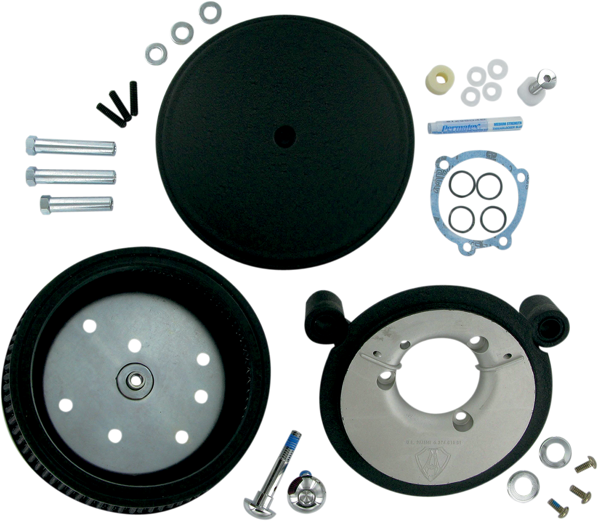 Big Sucker™ Stage II Air Filter Kit - Wrinkle Black [1010-0433] - Image 2