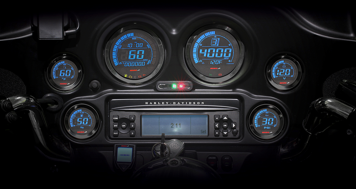 HD-02 Six-Piece Gauge Kit - HD-02 6-Piece Gauge Kit - Black [2210-0403] - Image 2