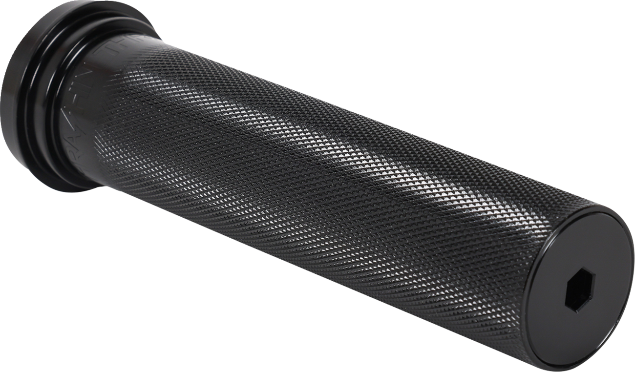 Throttle Tube - Knurled - 1" - TBW - Black [0632-0983] - Image 3