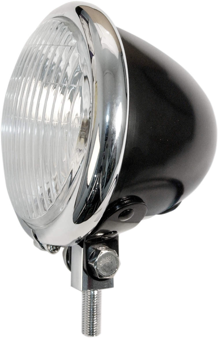 Bates Style 4-1/2" Spotlamp - 4 1/2" Spotlamp - Black/Chrome [2001-1450]