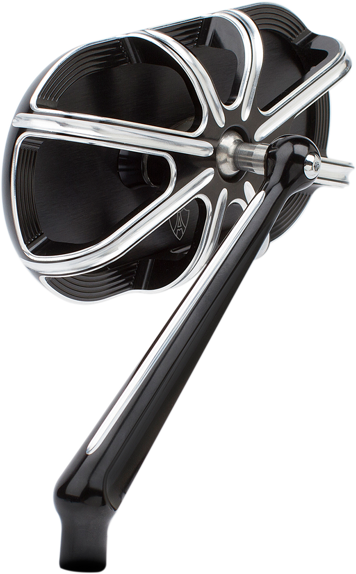 Caged Series Mirror - Mirror - Side View - Caged Series/10 Gauge - Black - Left [0640-1201] - Image 3