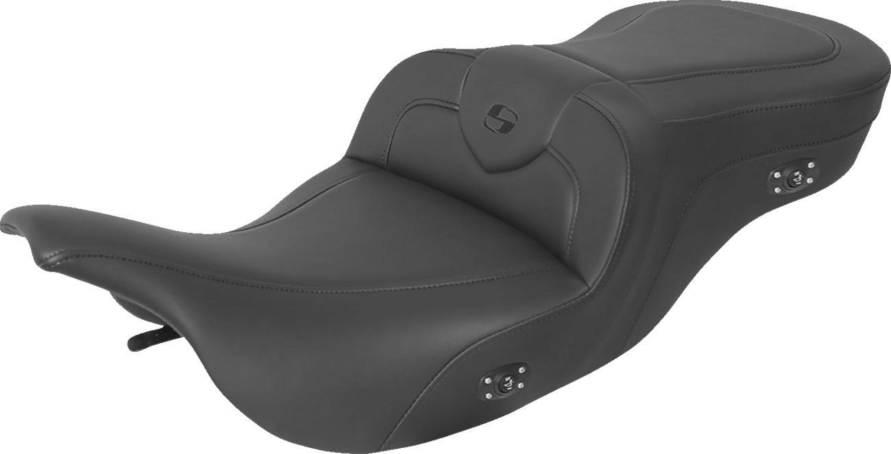 Heated RoadSofa™ Seat - Without Backrest - Black W/Black Stitching [0801-1422]