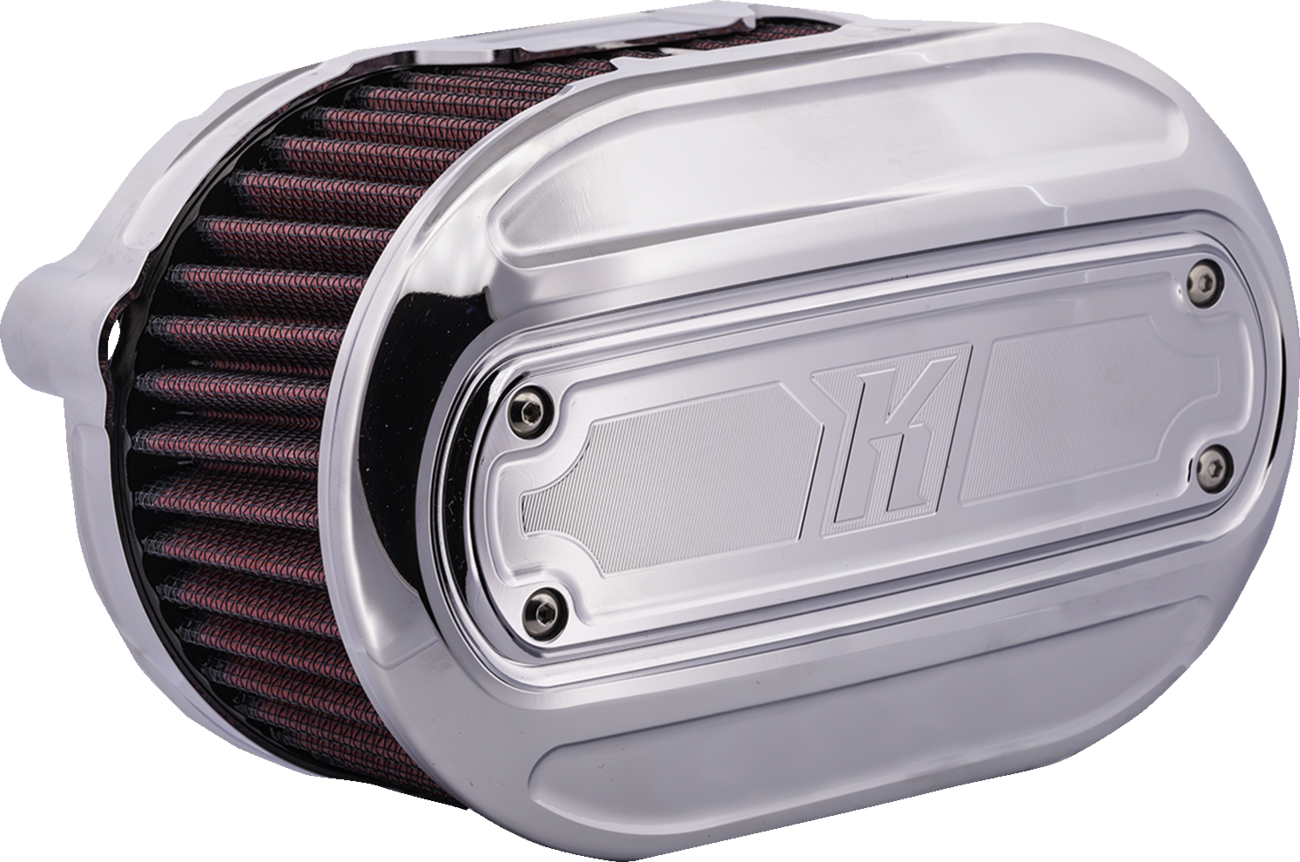 Oval Air Cleaner Kit - Chrome - M8 [1010-3199]