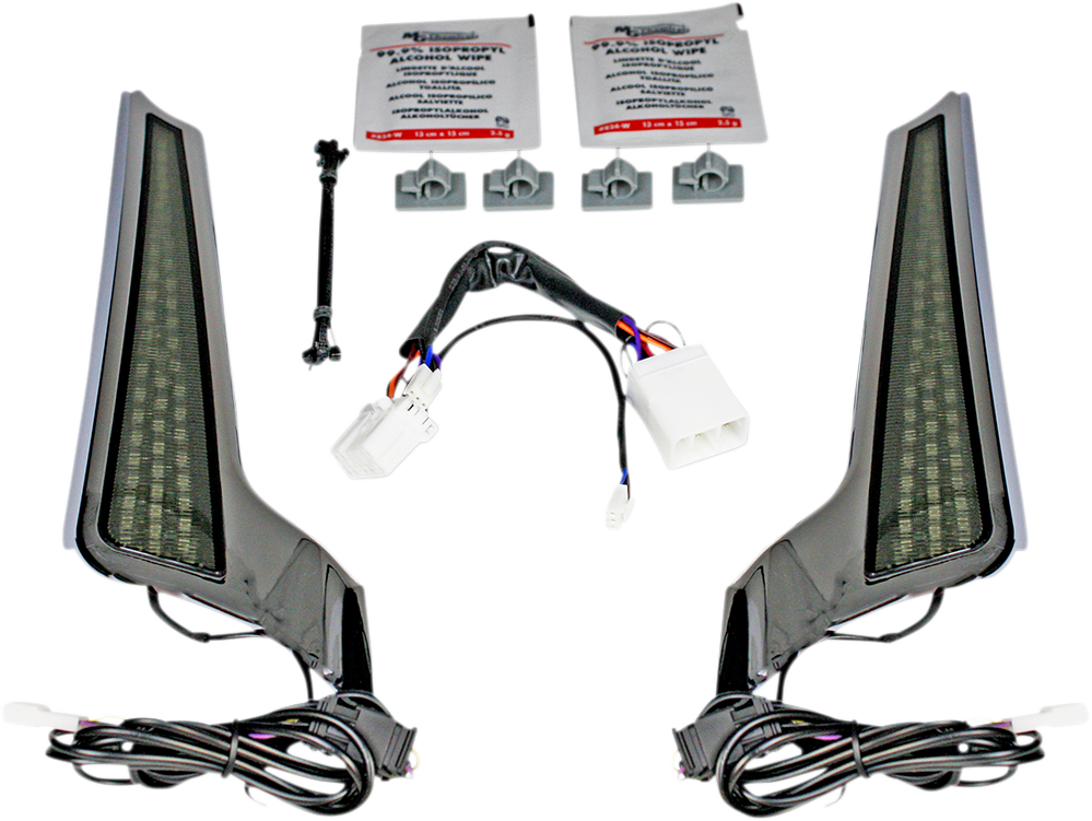 Fascia LED Panels - Fascia LED Light Panels - Chrome/Smoke [2040-2521]