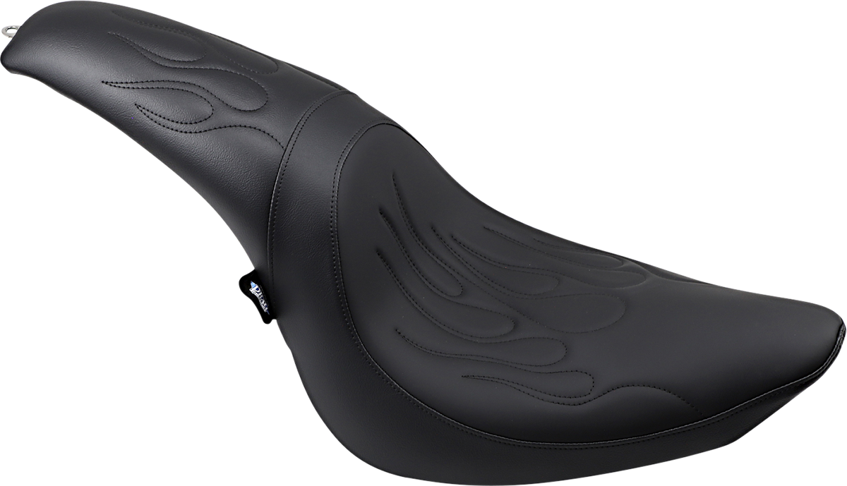 Predator Seat - Black - Flame Stitched - FL/FX '06-'17 [0802-0393]