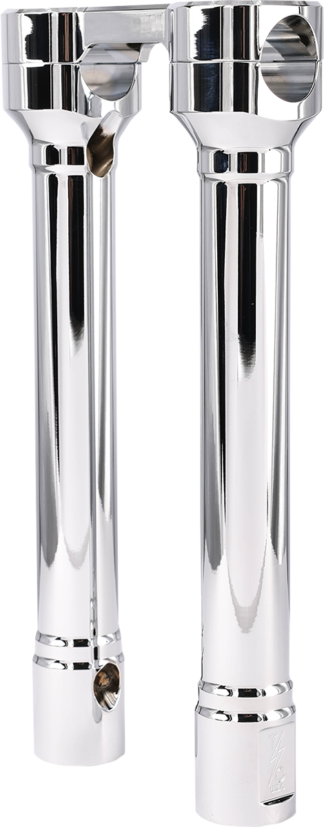 Hole Shot Risers - 10" - Chrome [0602-1241] - Image 2