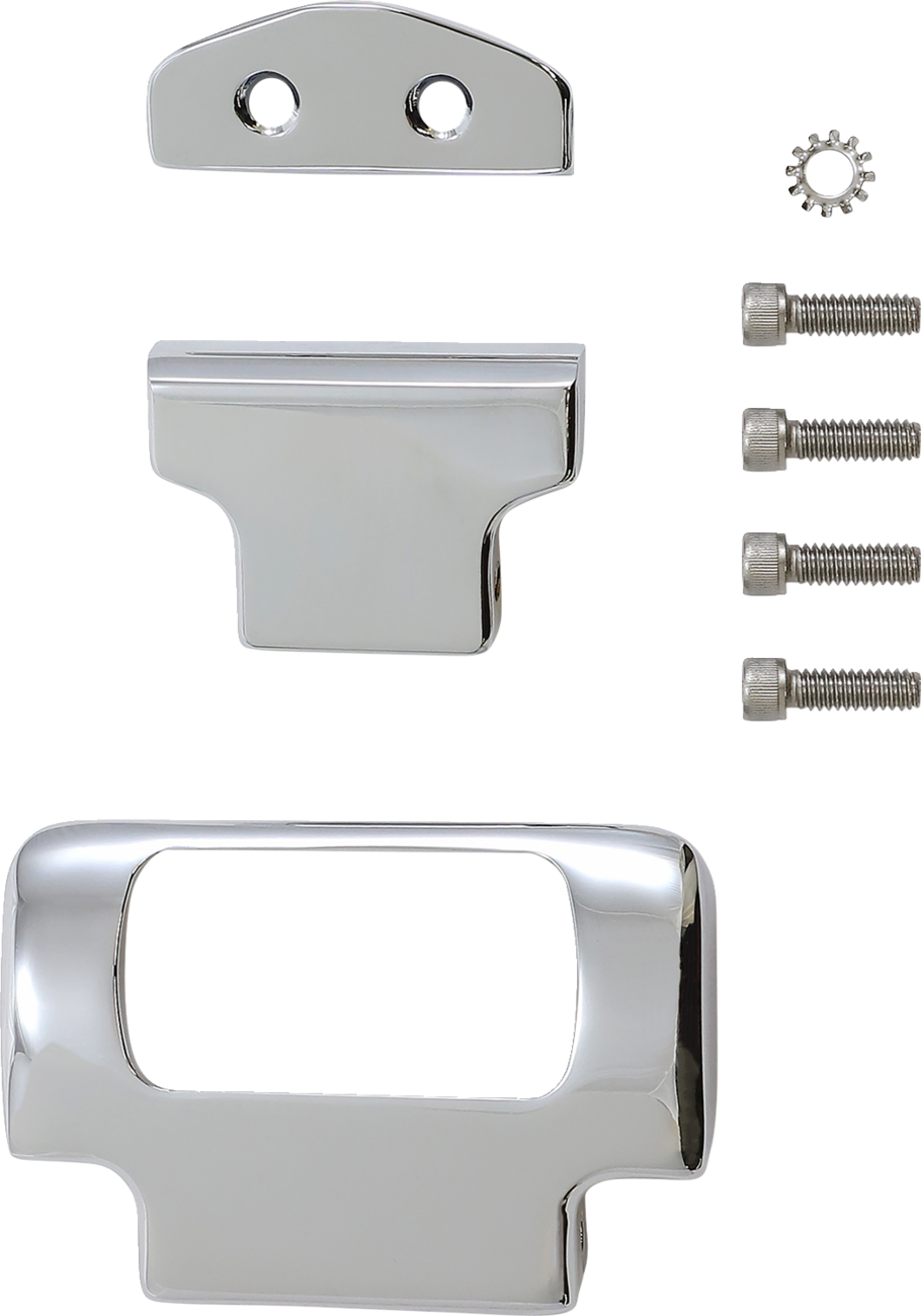 M8 Softail Gauge Mount For Performance Risers - Gauge Mount - Single - Chrome - Softail [2201-0251]