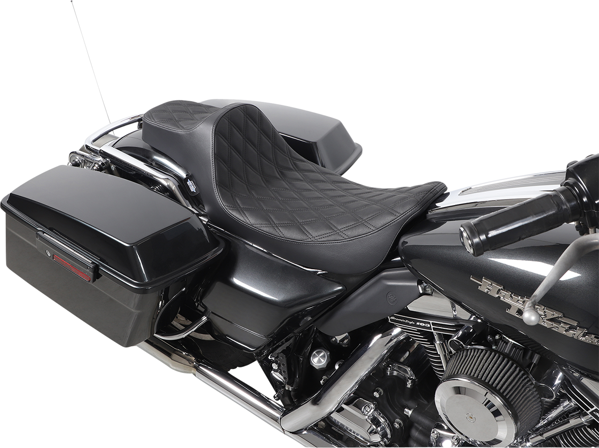 Extended Reach Predator III Seat - Double Diamond - Black Stitching - FL '99-'07 [0801-1369] - Image 6
