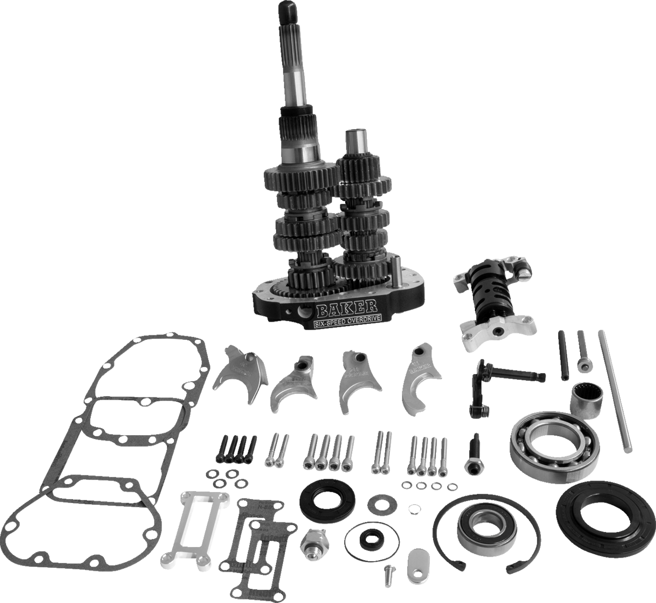 Overdrive 6-Speed Gear Set - Gear Set - Overdrive/6-Speed - Black [1103-0062]