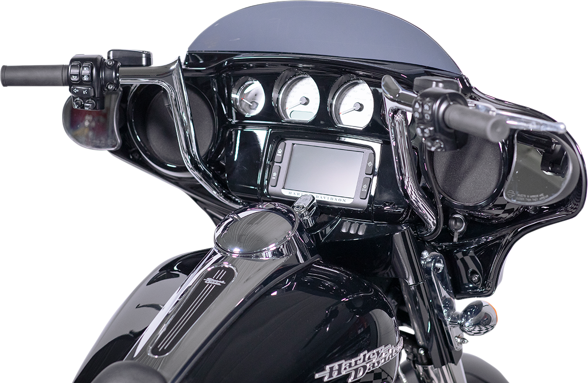 1-1/4" EZ Install Pointed Top Handlebar - 12" - Chrome [0601-4748] - Image 2