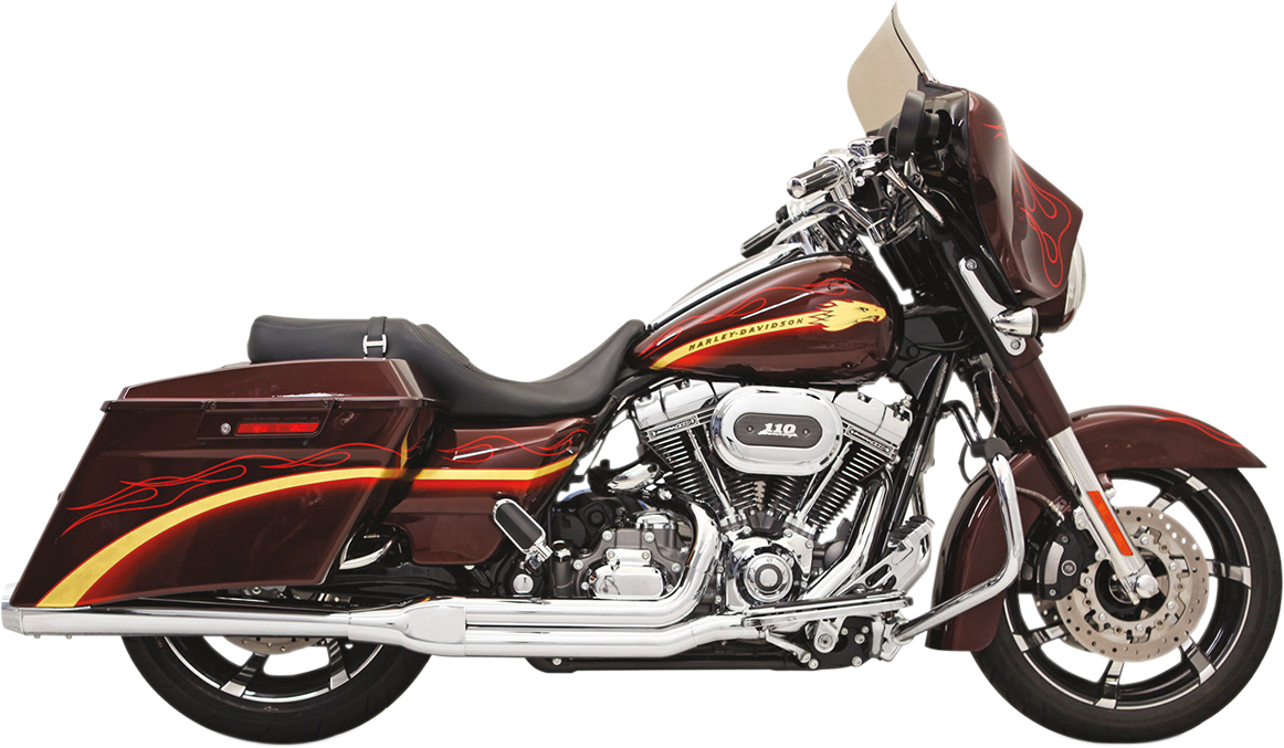 Road Rage 2:1 Touring Exhaust - Road Rage 2:1 Exhaust - Chrome [1800-1237]