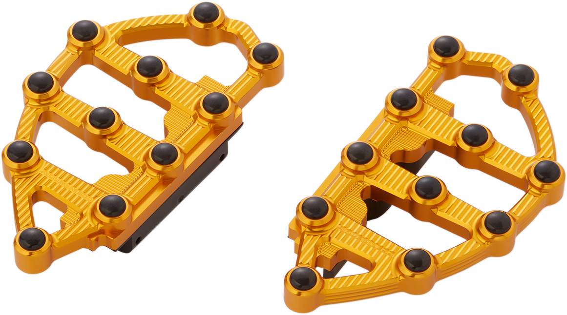 MX Billet Floorboards - MX Passenger Floorboards - Gold [1621-0950]