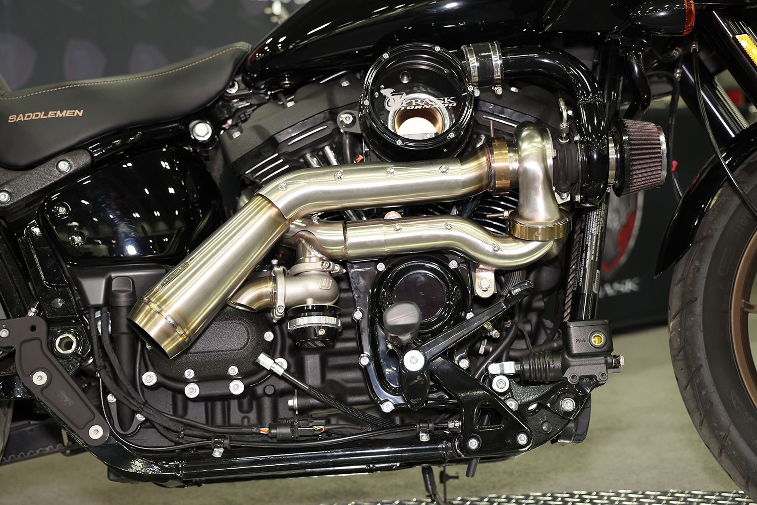 Tornado Turbo Performance Kit - Polished with Brushed Stainless Steel Exhaust - M8 [0904-0098] - Image 2