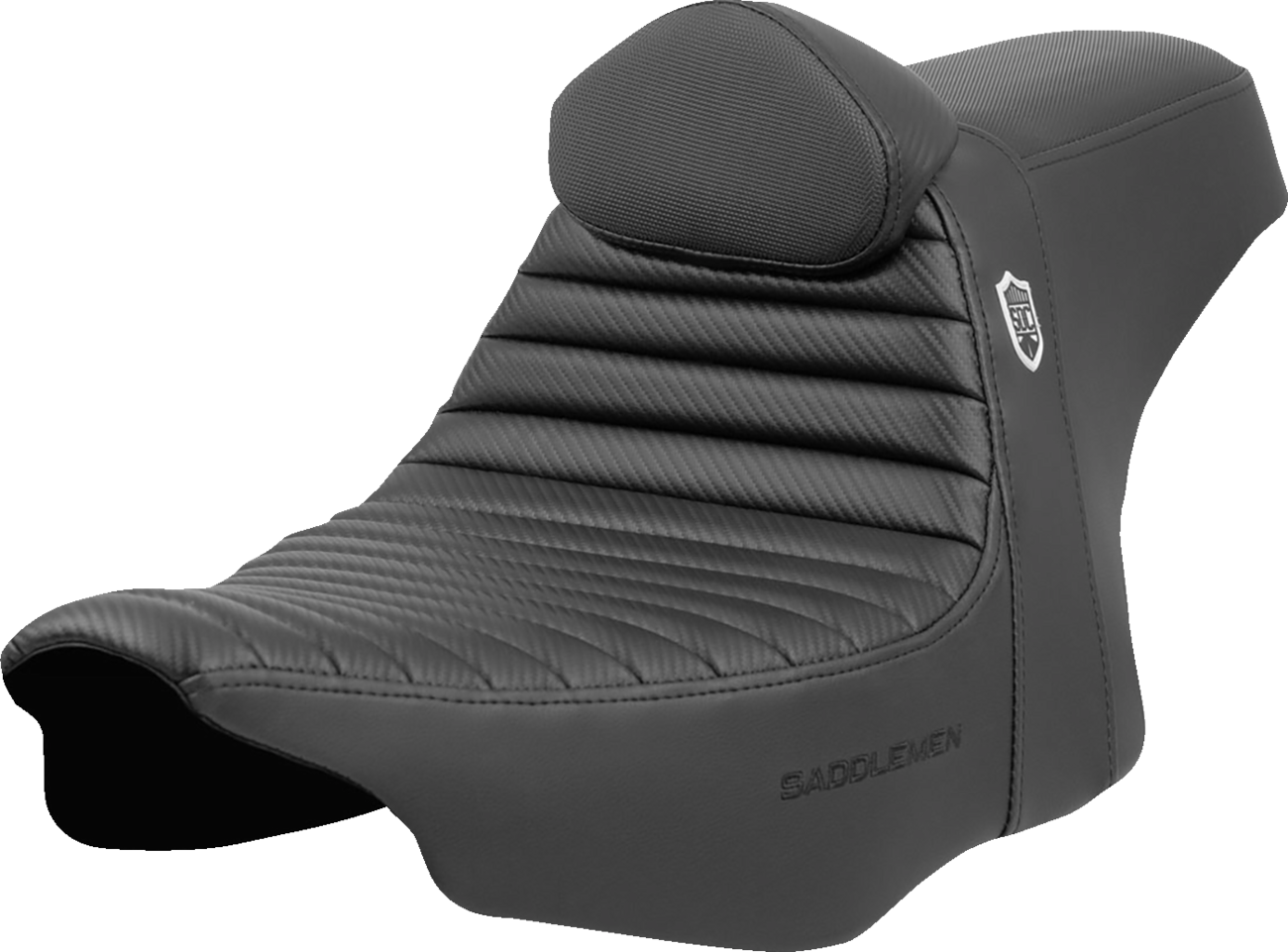 Pro Series SDC Performance Grip Seat - Pro Series SDC Performance Seat - Tuck-n-Roll - w/ Backrest - FLH/FLT '23-'24 [0801-1968]