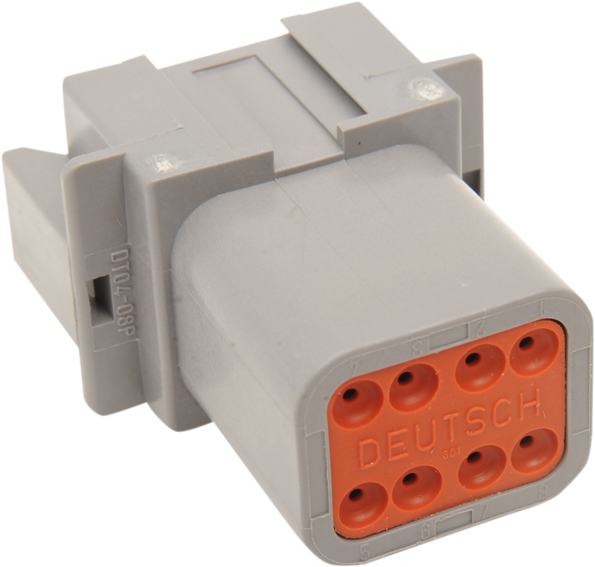 Deutsch DT Sealed Connector Component — Wiring Connector - Deutsch Receptacle - 8 Pin - Gray [2120-0047]