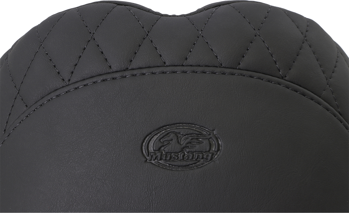 Tripper Fastback™ Seat for Yaffe Tank - Seat - Tripper Fastback™ - Stitched w/ Small Diamond-Stitched Inlays - Black - FL '08-'25 [0801-1171] - Image 2