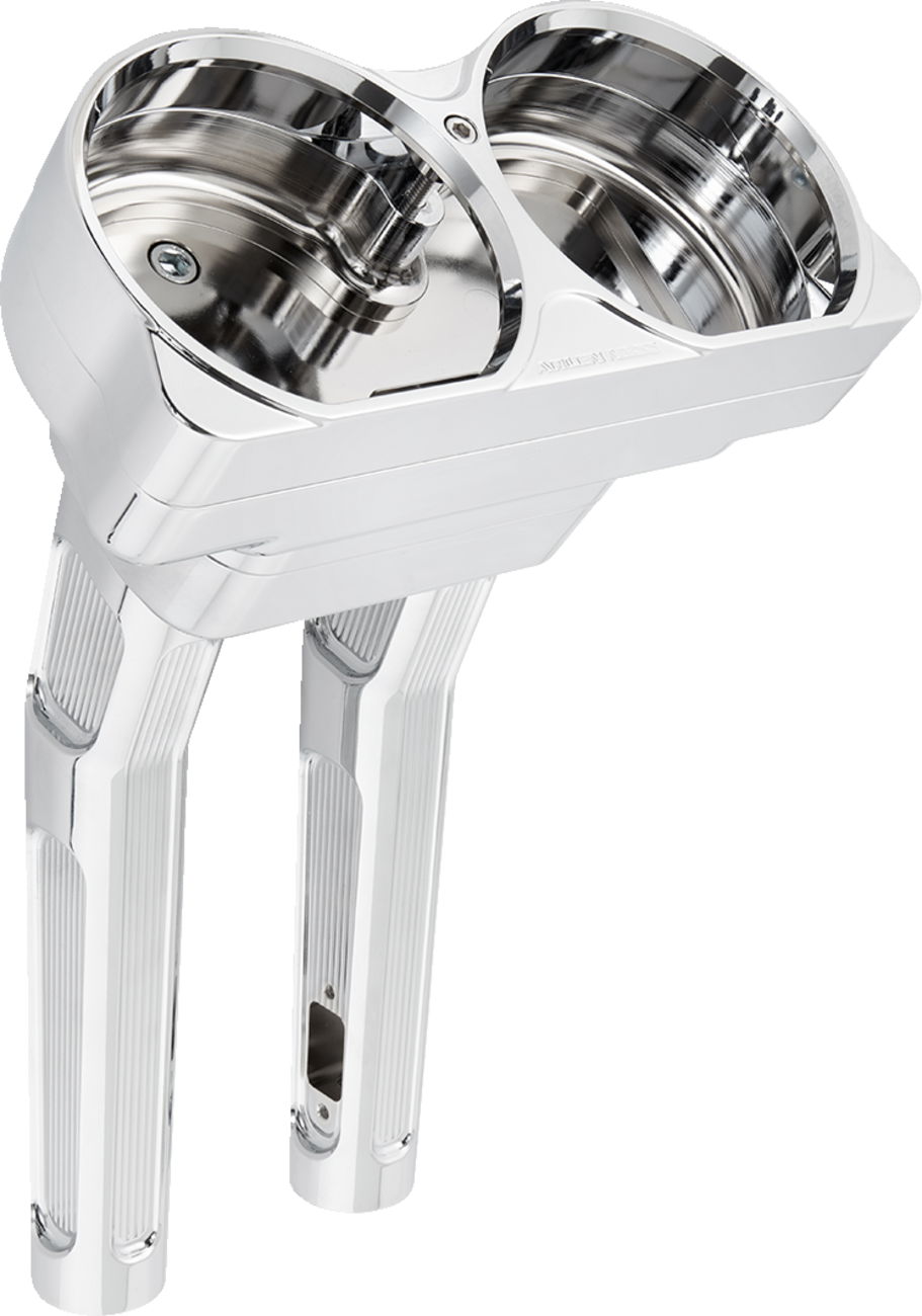 Method Kickback Handlebar Riser - 10" - Chrome [0602-1147]
