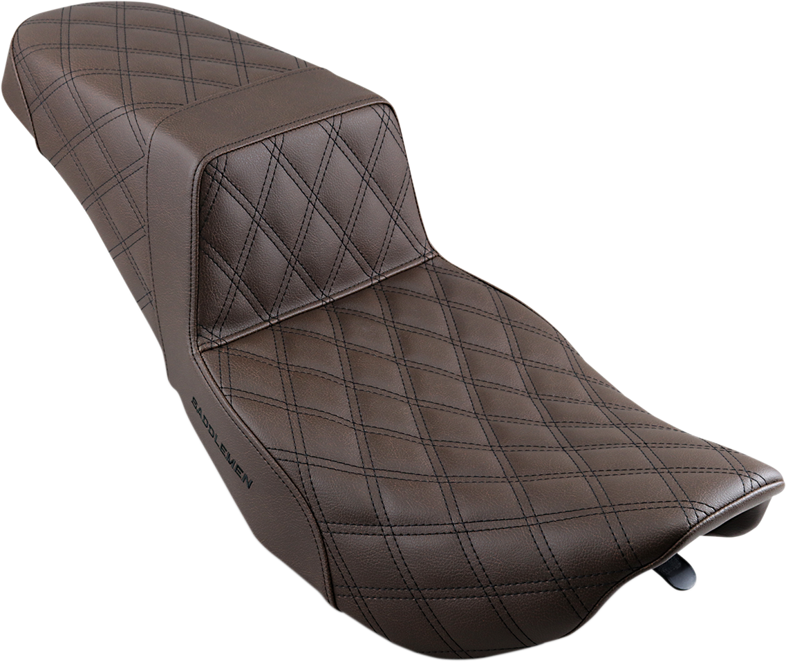 Step-Up Seat — Full Lattice Stitch - Step-Up Seat - Full Lattice Stitch - Brown [0801-1102] - Image 2