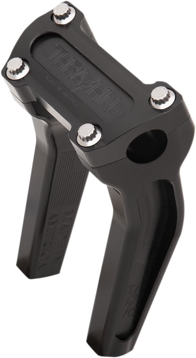 Handlebar Risers - Pull Back - 6-1/2" - Black [0602-1046]